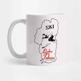 Lkae Tahoe California Ski Design Mug